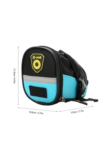 Jeemson Dayanıklı Bisiklet Sele Çantası - Aletleriniz İçin Güvenli Depolama Siyah