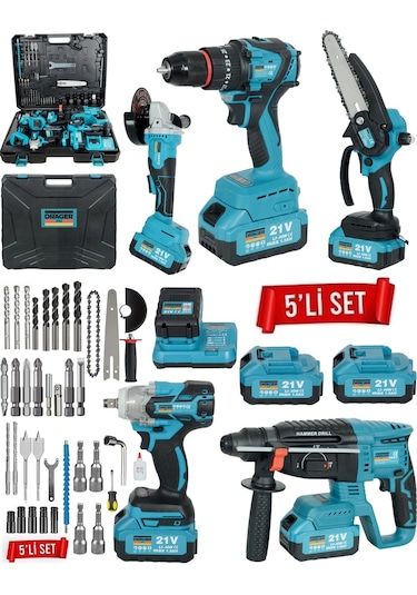 Mager Pro Drager 21V Ultra 5'li Set