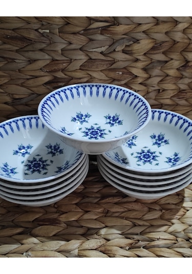 Güral Porselen Ada 14 Cm Küçük 12 Adet Çorba Kase