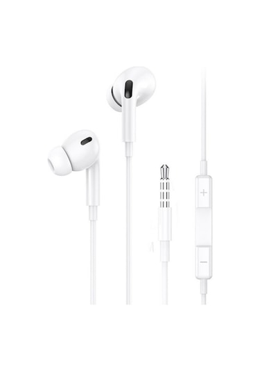 Schitec Pro 3 3.5 MM Mikrofonlu Kulak İçi Kulaklık Beyaz