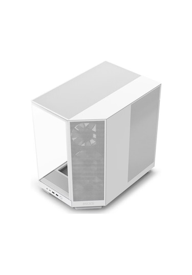 Nzxt H6 Flow CC-H61FW-R1 RGB 3 x 120 MM Atx Oyuncu Kasa Beyaz