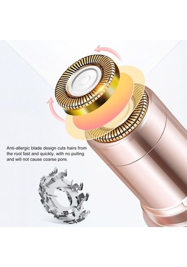 Moveevo Usb Mini Şarj Edilebilir Tüy Alma Cihazı Elektrikli Tüy Alma Cihazı Kadınlar İçin Siyah