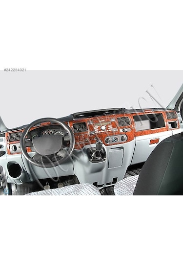 Ford Transit Konsol-torpido Kaplama 2010-2014 22 Parça-piano Black Piano Black