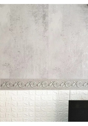 Domostroj Duvar Kağıdına Kendinden Yapışkanlı Dekoratif Bordür 176227623 Gri