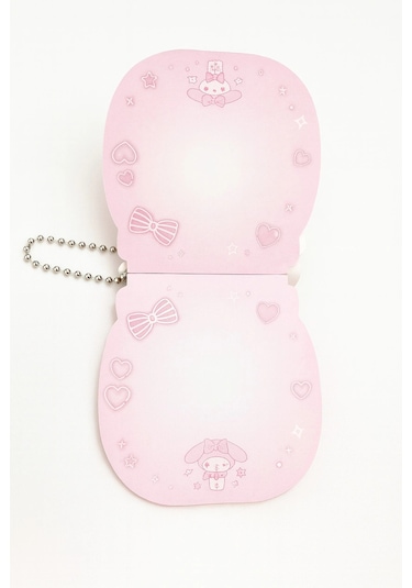 Kuromi Not Defteri Zincirli Anahtarlık Hediyelik Defter Puf Kapak Mor