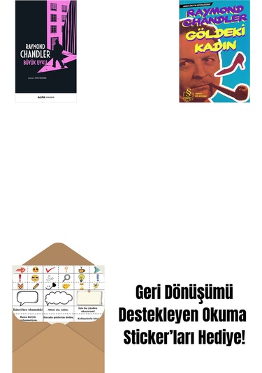 Büyük Uyku + Göldeki Kadın Cep Boy + Okuma Sticker'ları
