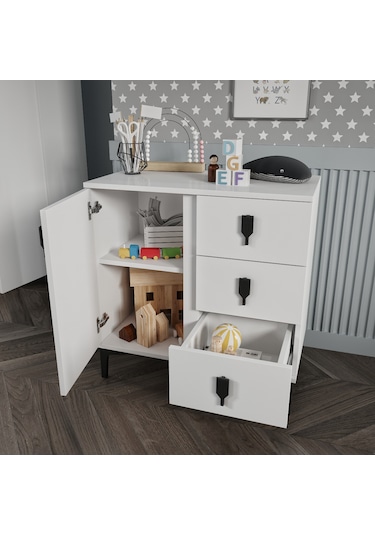 Patiko Rose Bebek Odası Takımı Beyaz