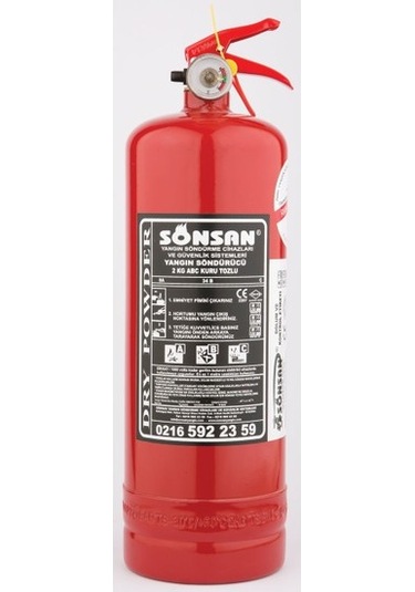Sönsan Abc Tozlu Yangın Söndürme Cihazı 2 KG