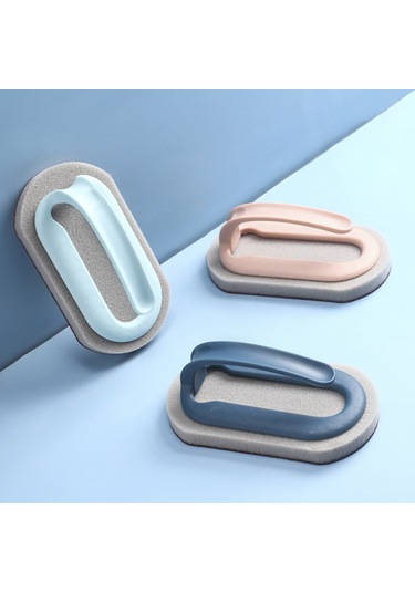 Ranyeek Pembe Emery Spons Temizleyici - Kireç, Pas Ve Kok Artıkları Kaldırıcı, Islak/kuru Kullanım, Mutfak Ve Banyo İçin Çok Amaçlı Temizlik Aracı