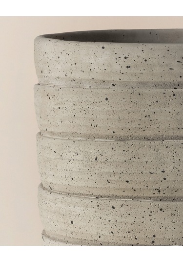 Madame Coco Ella Saksı - Soft Gri - 17 Cm 8684427125144 Diğer