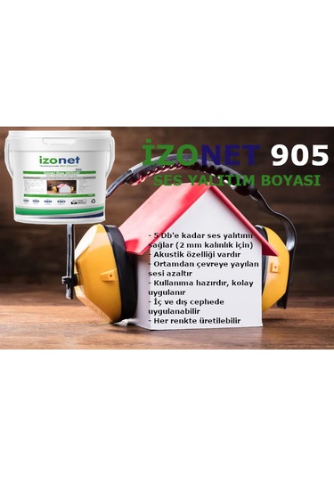 İzonet 905 Ses İzolasyonu 18 Lt