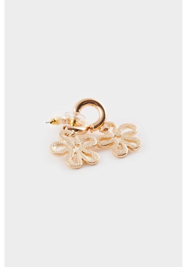 Defacto Kadın Çiçekli Sallantılı Gold Küpe E6462axnsgd1 Diğer