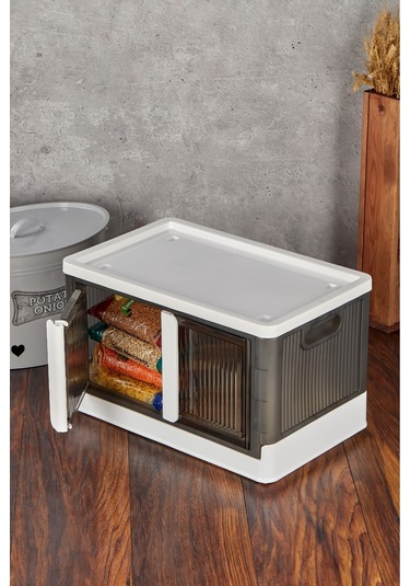 Arbu Home Çok Amaçlı Kapaklı Portatif Istiflenebilir Organizer Dolap