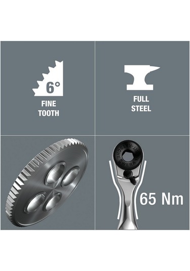 Wera Bit-check 10 Zyklop Mini 1 Cırcır Bits Seti 05073645001