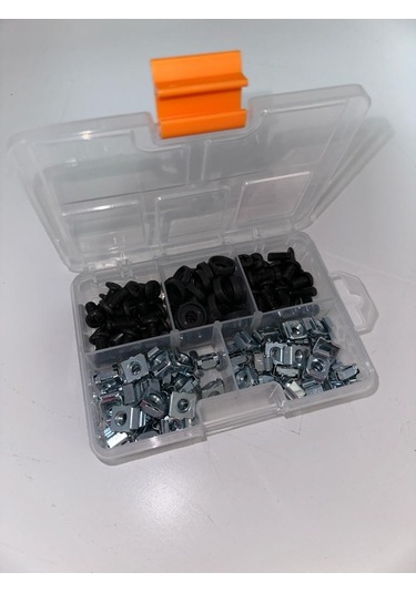 Rack Kabinet Server M6 Kafes Somun ve M6 Vida 50 Adet