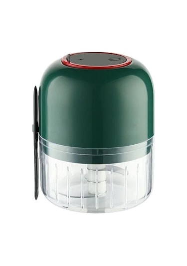 Şarj Edilebilir Elektrikli Versiyon Sarımsak Ve Patates Ezici -yeşil