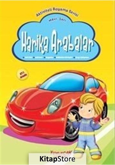 Harika Arabalar Boyama Kitabı
