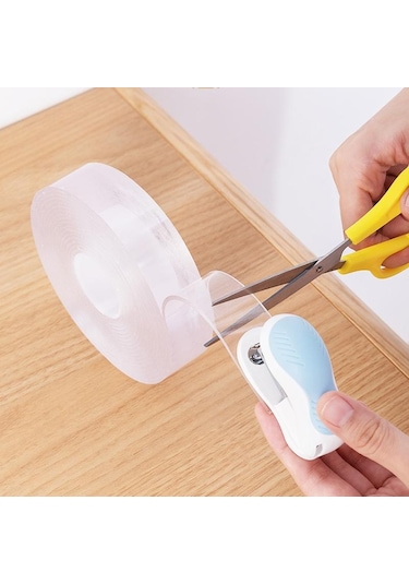 Mutfak, Banyo, Mutfak İçin Çift Taraflı Bant, Yeniden Kullanılabilir 2cm 300cm