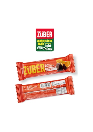 Züber Atıştırmalık Bar 8 Li Karma Paket / 4 Çeşit