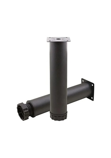 Ayarlanabilir Metal Destek Ayağı, 25 Cm Yükseklik Abanoz