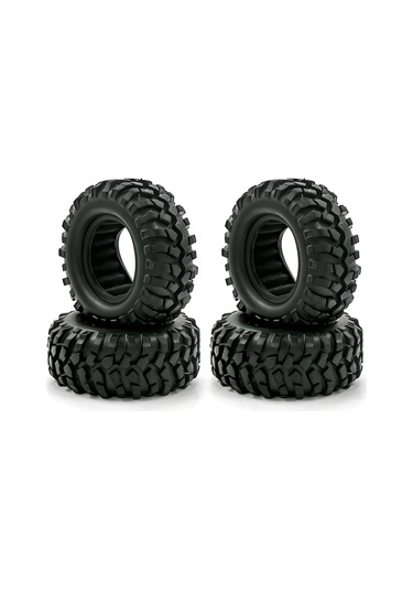 Tenfowee 1/10 Rc Araçları İçin 4 Adet Kauçuk Lastik, Trx4 Scx10 90046 90047 Cc01 Uyumlu, Dış Çap 96mm Genişlik 40mm