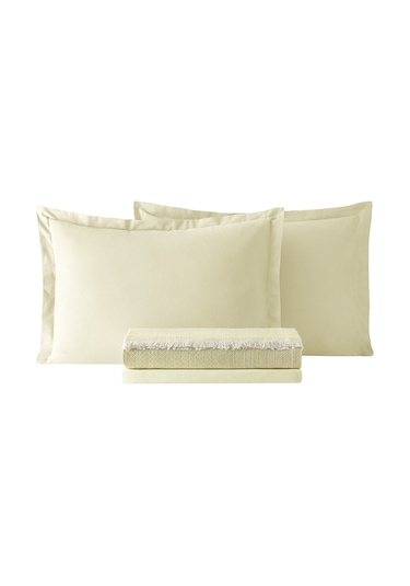 Puffy Soren Tek Kişilik Pike Takımı - Adaçayı