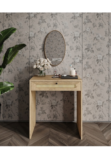 Alina Aynalı Lefkas Makyaj Masası