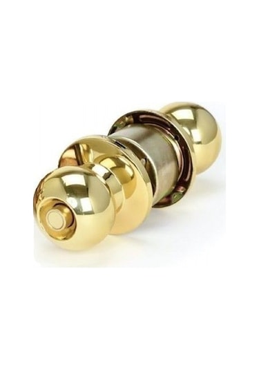 Lucky Topuzlu Kilit Sarı Wc Düğmeli Anahtarsız