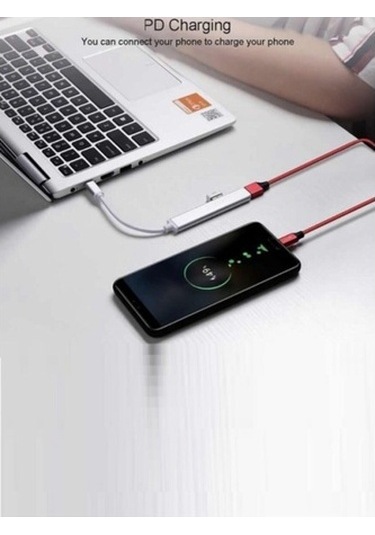 4 Port Usb 3.1 Hub Çevirici Çoğaltıcı Type C Çoklayıcı Type-C