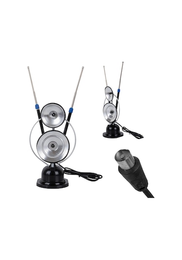 Ayt Pm-25024 Tv Üstü Eskş Tip Karasal Yayın Anteni Tüplü Tv Televizyon Anten