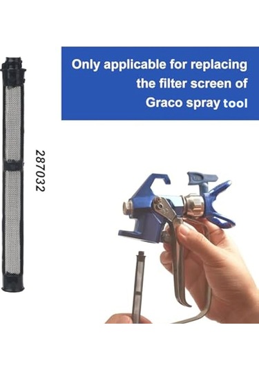 Xurunkeji 246385 287032 246384 Havasız Püskürtücü Filtre Ekran Seti 3, 5 Ve 5'li Paket Emiş Borusu Filtre Ekranı Püskürtücü Pompası İç Çekirdek