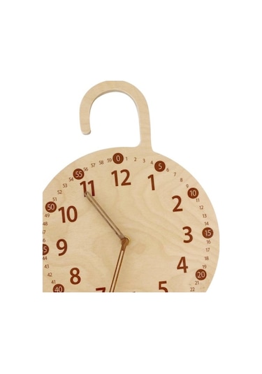 Pazly Suntek Saati Pille Ofis Modern Duvar Dijital Çalışan B2 Ahşap-b2 Ahşap Fp Çok Renkli