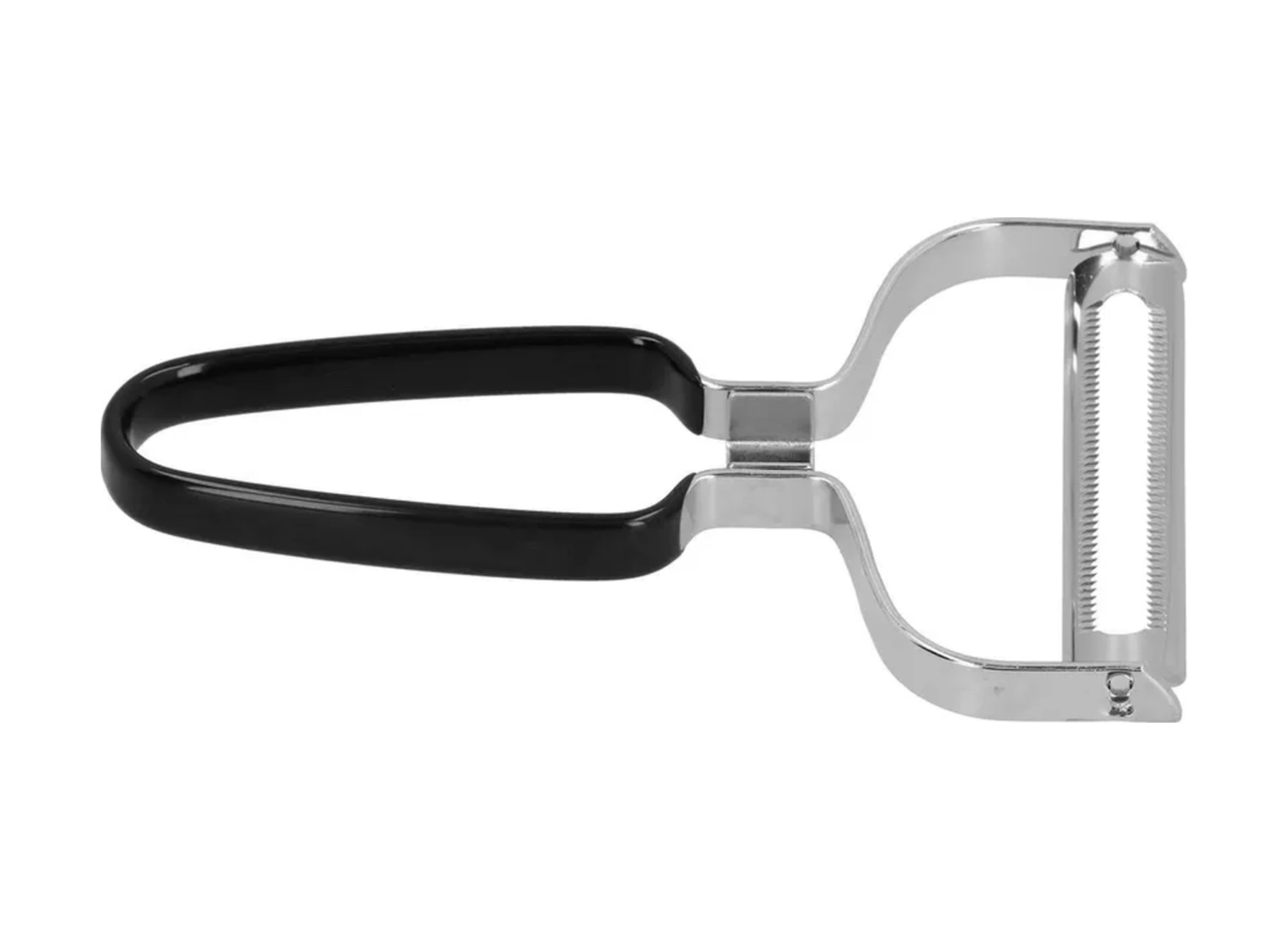 Qingmipy Stainless Çelik Somon Peeler Sebze Meyve Soyucu, Kuru Tutuşlu Plastik Saplı, Patates Salatalık İçin Kaliteli Tarım Aleti Siyah