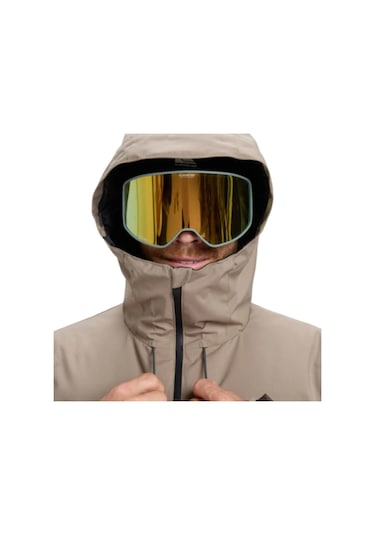 Quiksilver Quıksılver Sycamore Solıd 20k Jk Erkek Fallen Rock - Solid Snowboard Ceketi Eqytj03502-tzc0 Camel