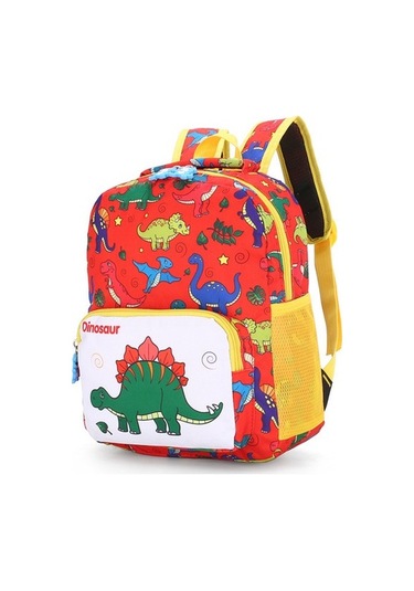 Enjoy Homee Çocuk Sırt Çantası Karikatür Dinozor Anaokulu Okul Çantası Yı8q27 Kızıl