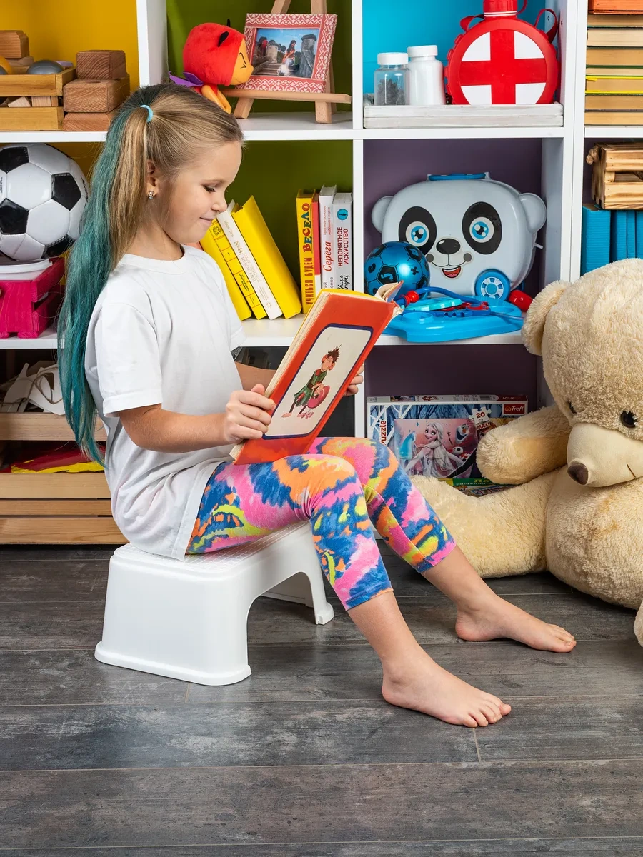 Al' Ternatıva Çocuklar İçin Basamak Tabure Ayak Desteği 421073217 Beyaz