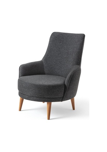 Rebull Keten Berjer Antrasit Tekli Koltuk Siyah