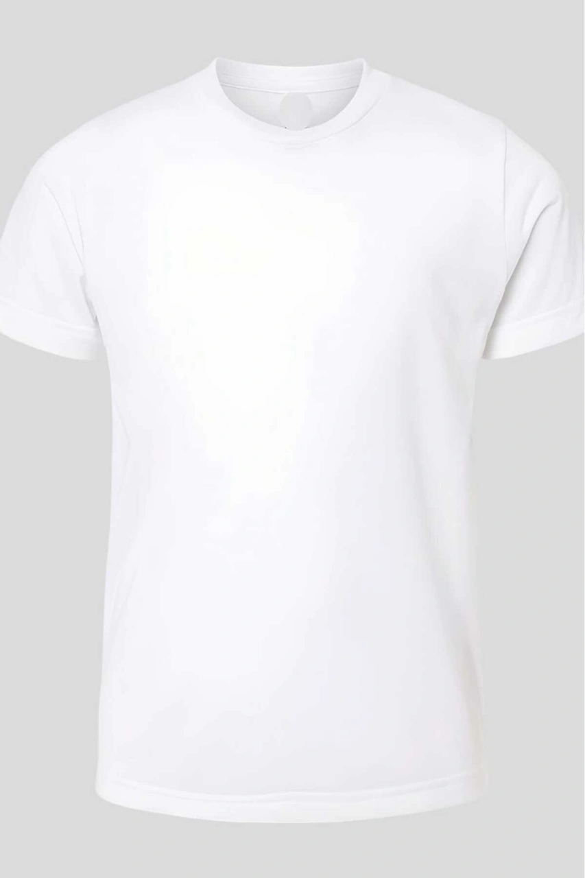 Tezzgelsin Erkek Çocuk % 100 Pamuklu Sıfır Yaka 6'lı Fanila Beyaz