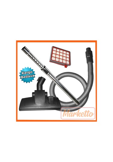 Fakir Range Electronic Turbo Süpürge Hortumu Seti Hepa Filtre