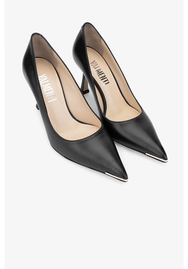 Valmenti Kastin Kadın Siyah Hakiki Deri Topuklu Ayakkabı 613 27695 Bn Ayk Y24 Siyah