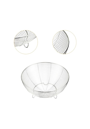 Suntek Yuvarlak Sebze Standı Tutucu Standlı Taşınabilir 26cm