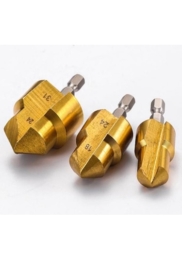 3 Parça Havşa Matkap Uç Boru Genişletme Raybalama Uç 20-25-32