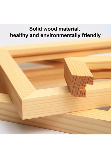 İmitasyon Masif Ahşap Fotoğraf Çerçevesi Belge Çerçevesi 10 İnç