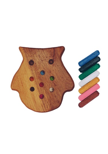 Çubuk Dizme Oyunu Ahşap Baykuş