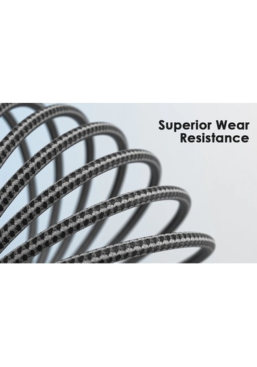 Geeksen Oraimo Ocd-cc11a Type-c'den Type-c'ye 2m Uzunluklu Gri Veri Kablosu