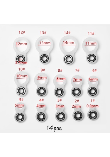MSO Olta Balıkçılık Silikon & Seramik Kamış Yenileme Halkaları Setİ