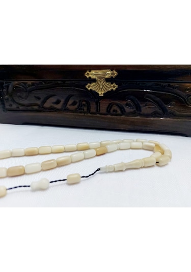 İbrahim Uysal İmzalı Kapsül Kesim Narçıl Tesbih Ölçü: 6 X10