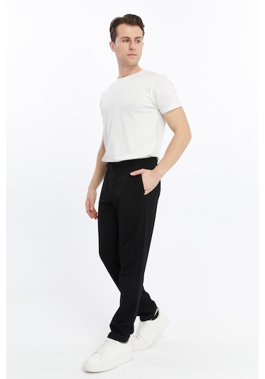 Axxel Erkek Lacivert Arka Cep Fermuarlı Eşofman Alt-p340