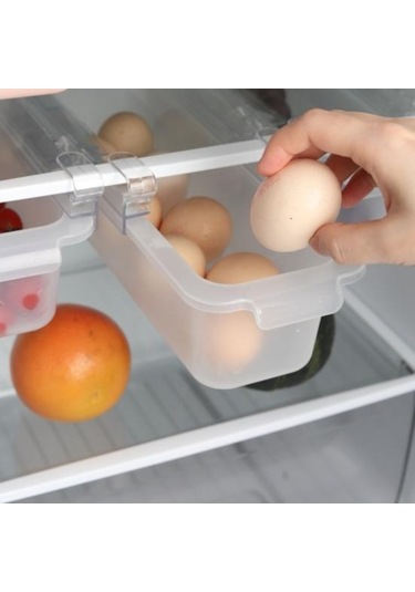 Pazly Şeffaf Gıda Organizatör Kutusu - Buzdolap Depolama Rafı - Mutfak İçin Şeffaf