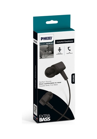 Phixi Basic HS-628 Mikrofonlu Kablolu Kulakiçi Kulaklık